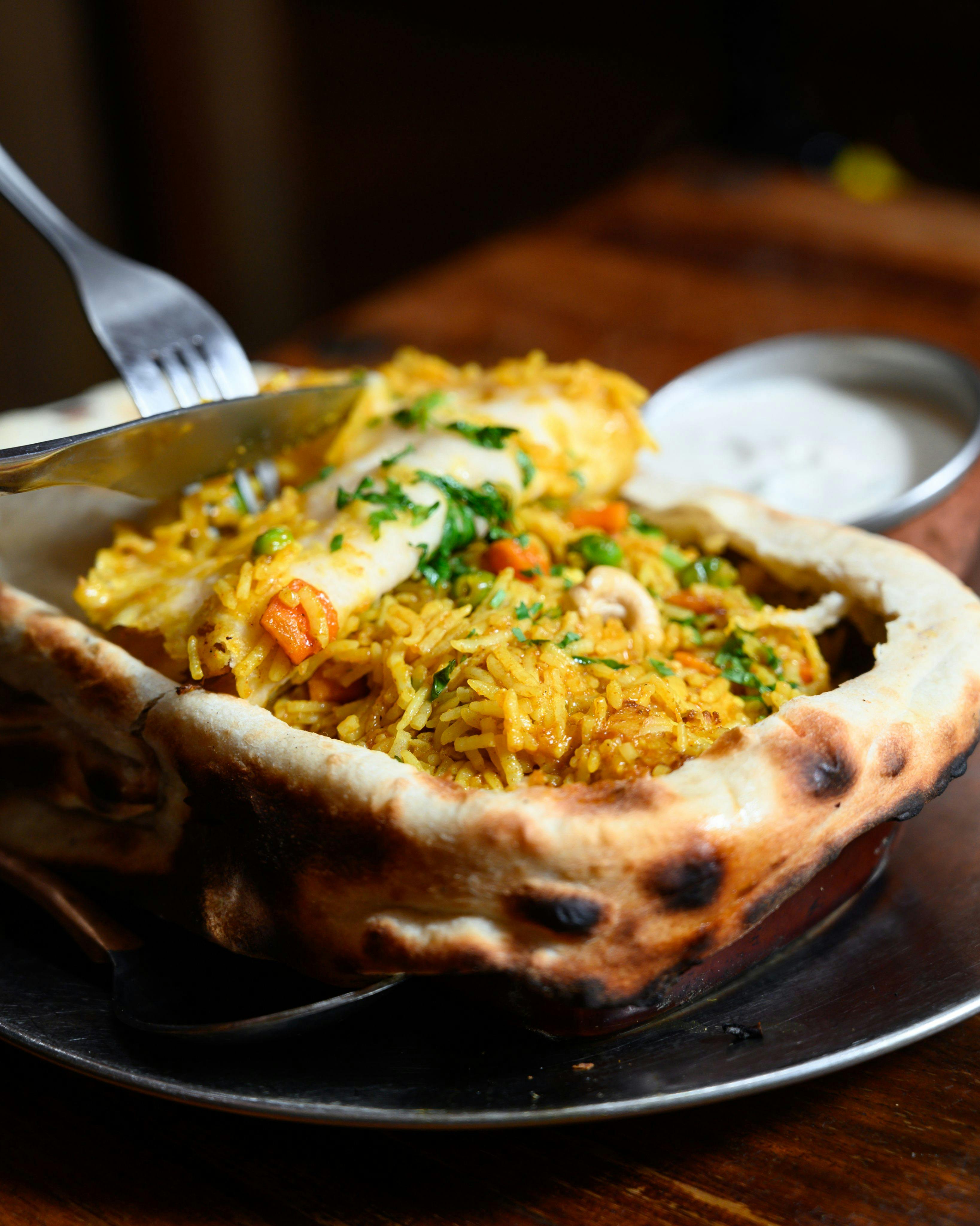 Biryani de Gambas