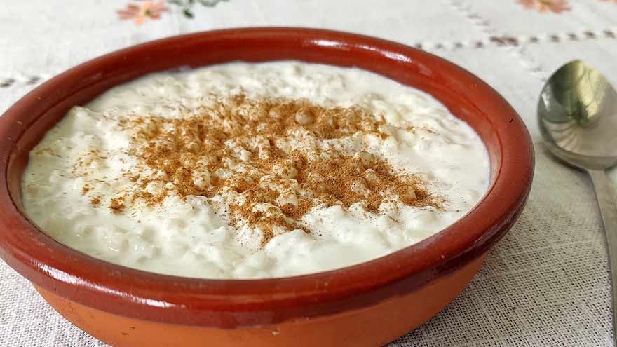 Arroz con leche casero