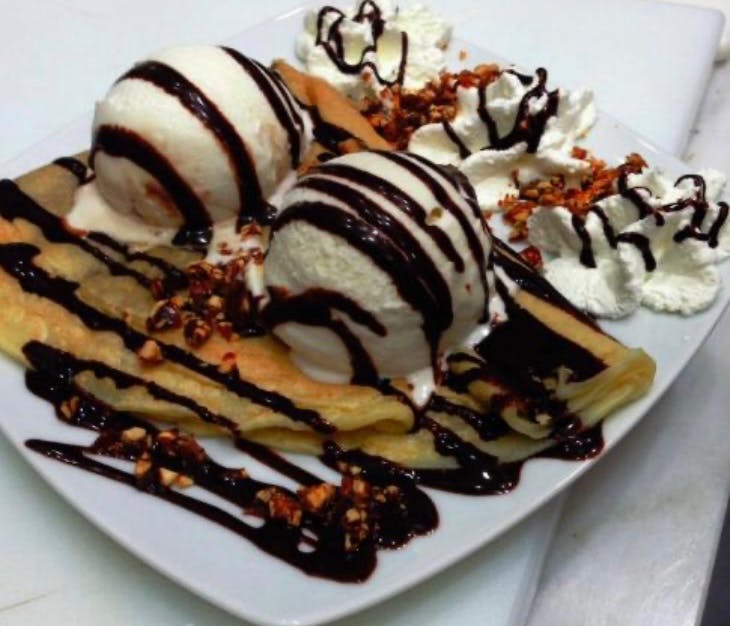 Crep Chocolate con Helado