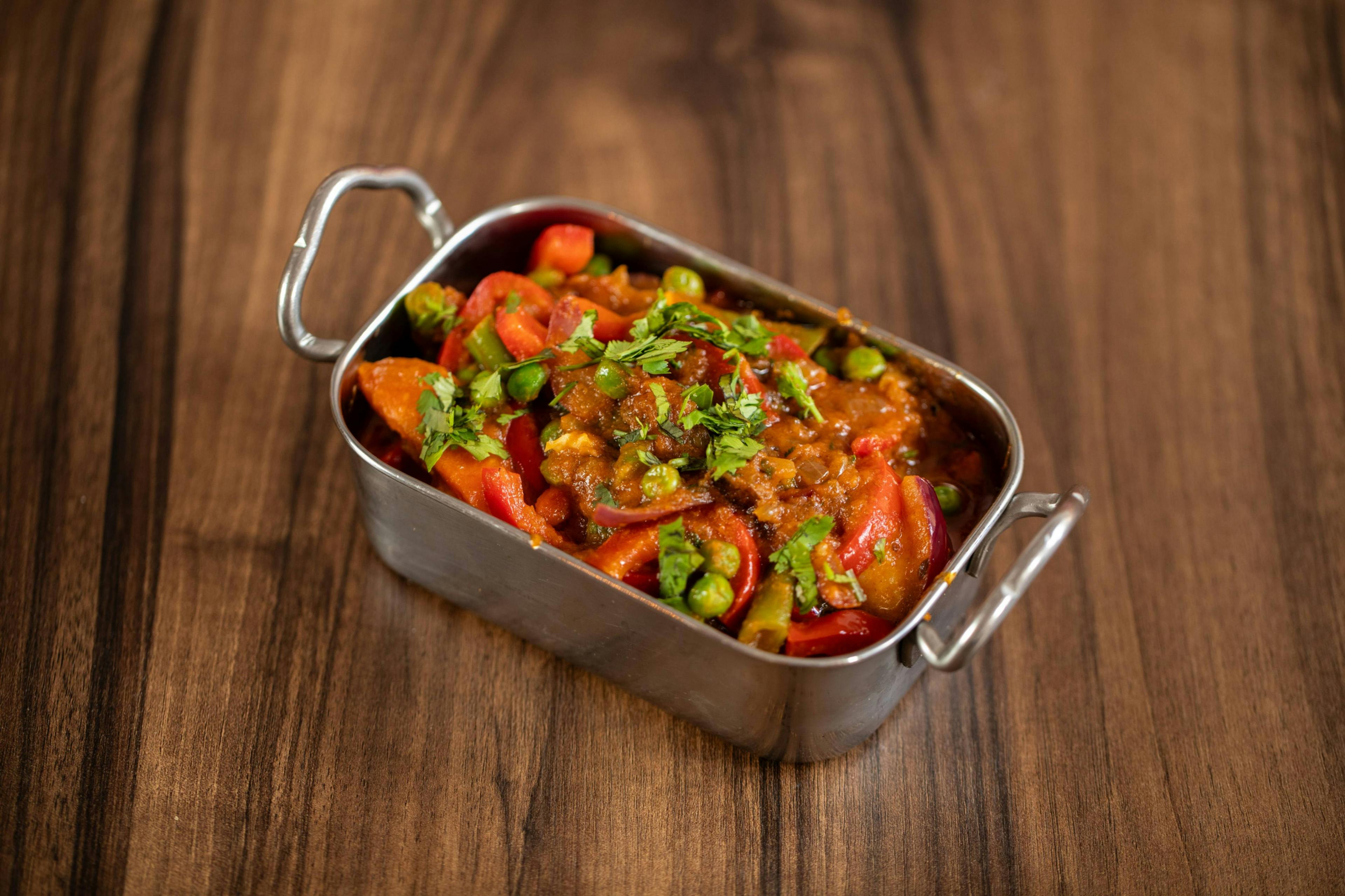 Curry de Verduras Karahi