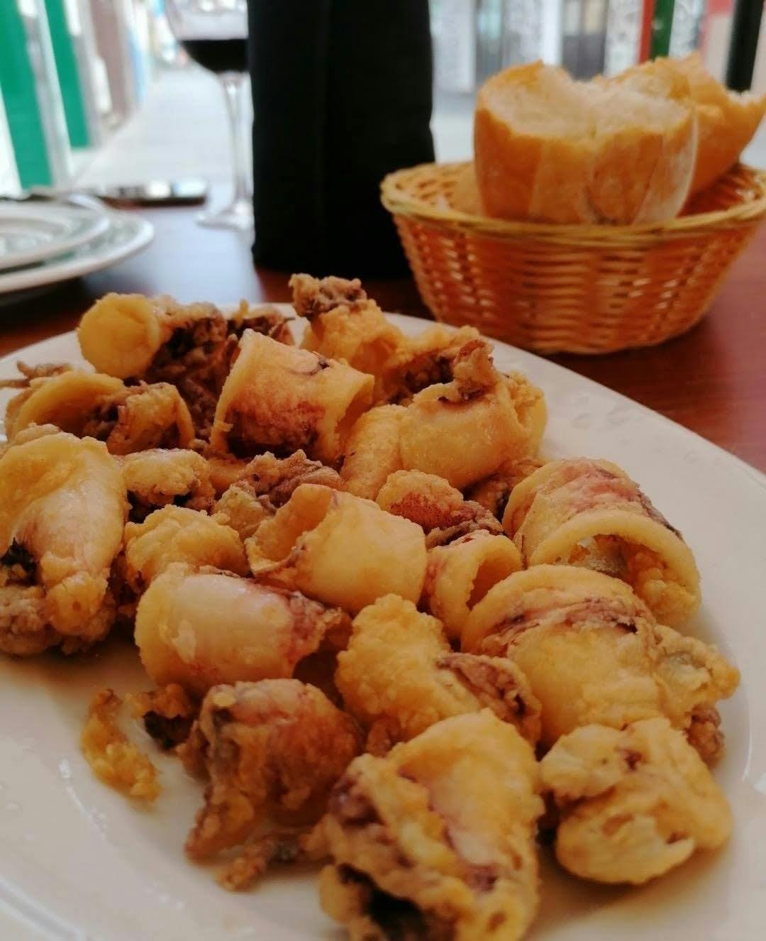 15. Puntas de calamares rebosados