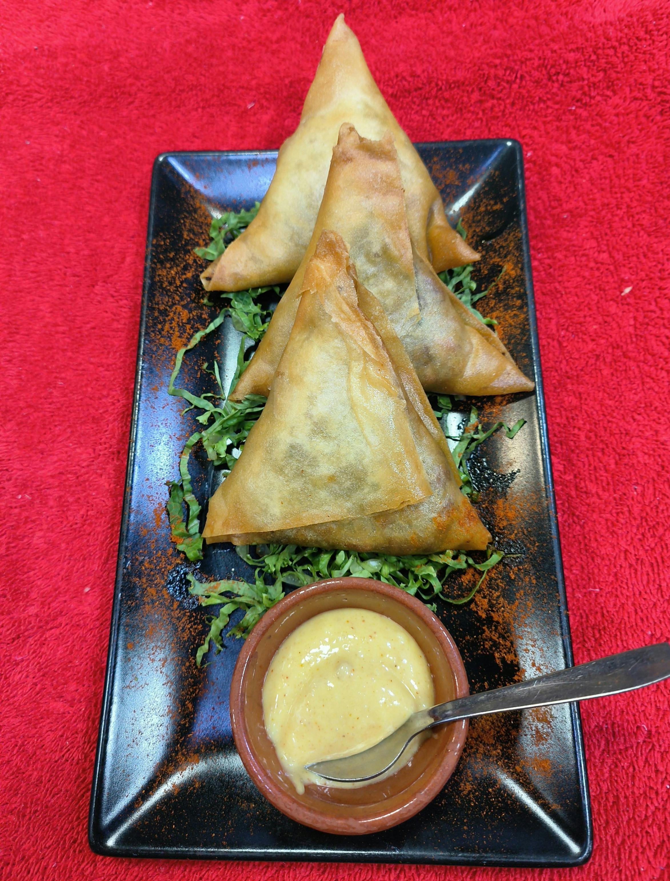 5. Samosas de pollo