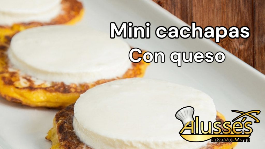 Mini cachapas con queso