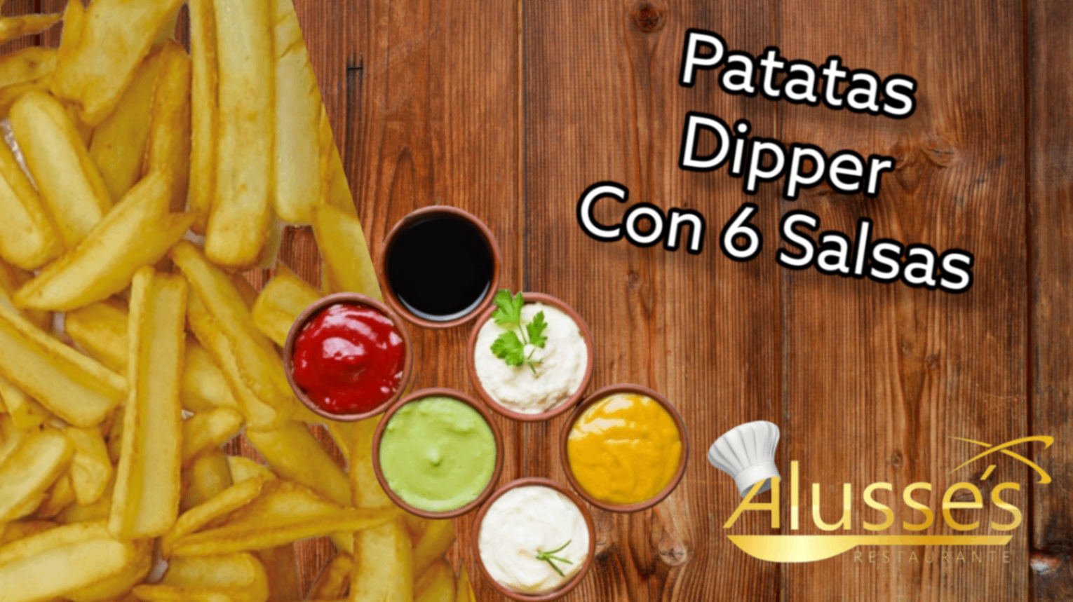 Patatas 6 salsas