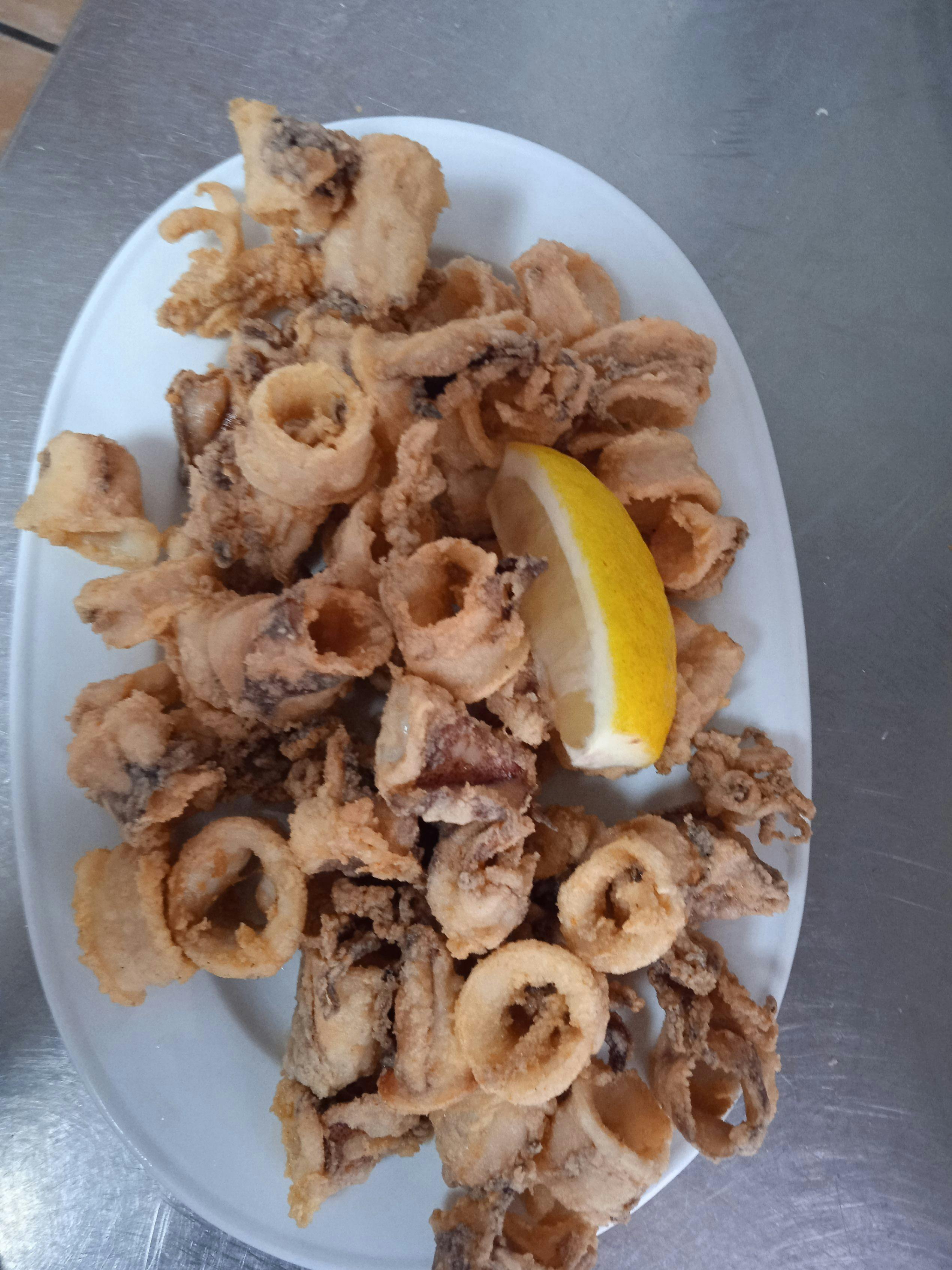 Calamares rebozados