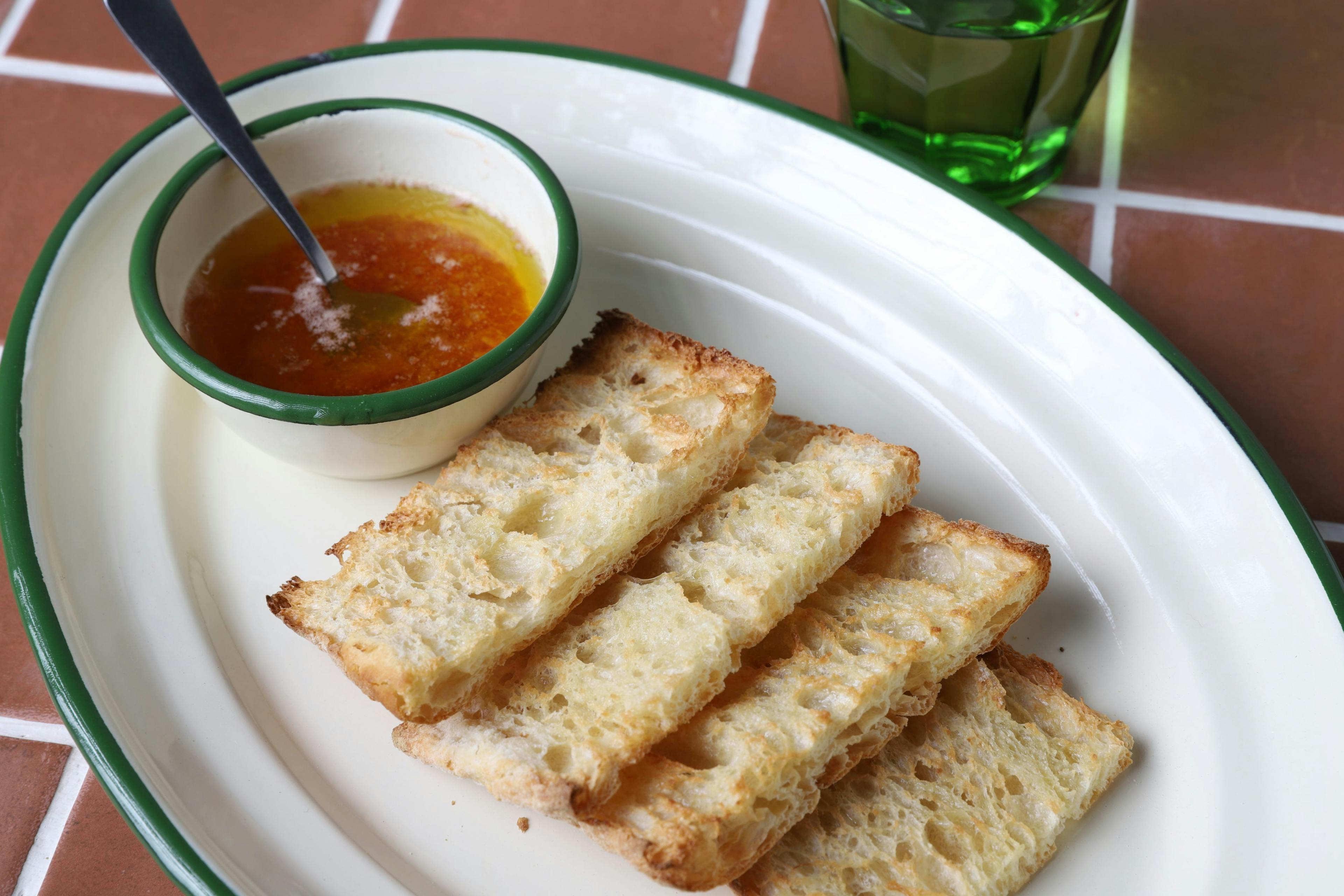 Pan cristal con tomate