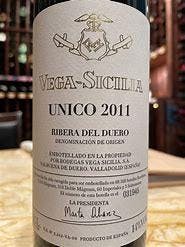 Vega Sicilia "Único" 2011