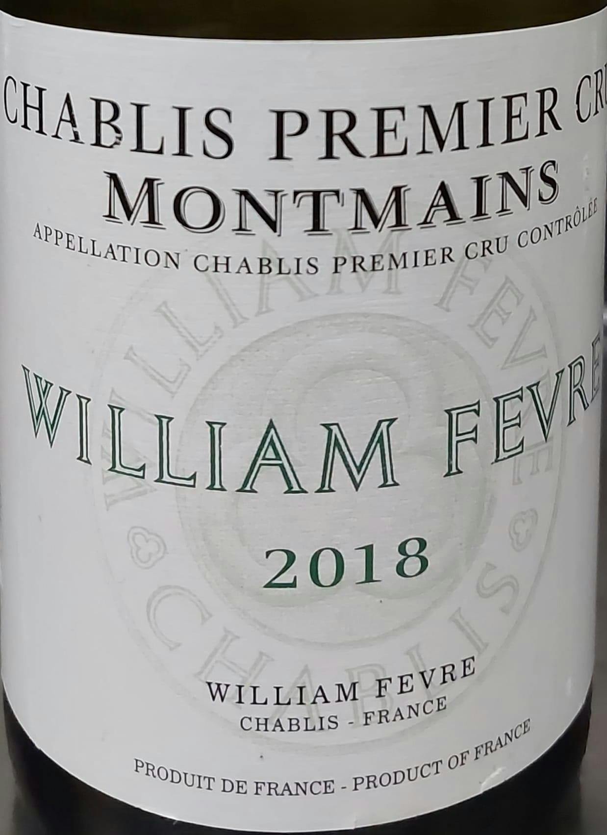 William Fèvre 1er Cru Montmains 2018 | Domaine William Fèvre