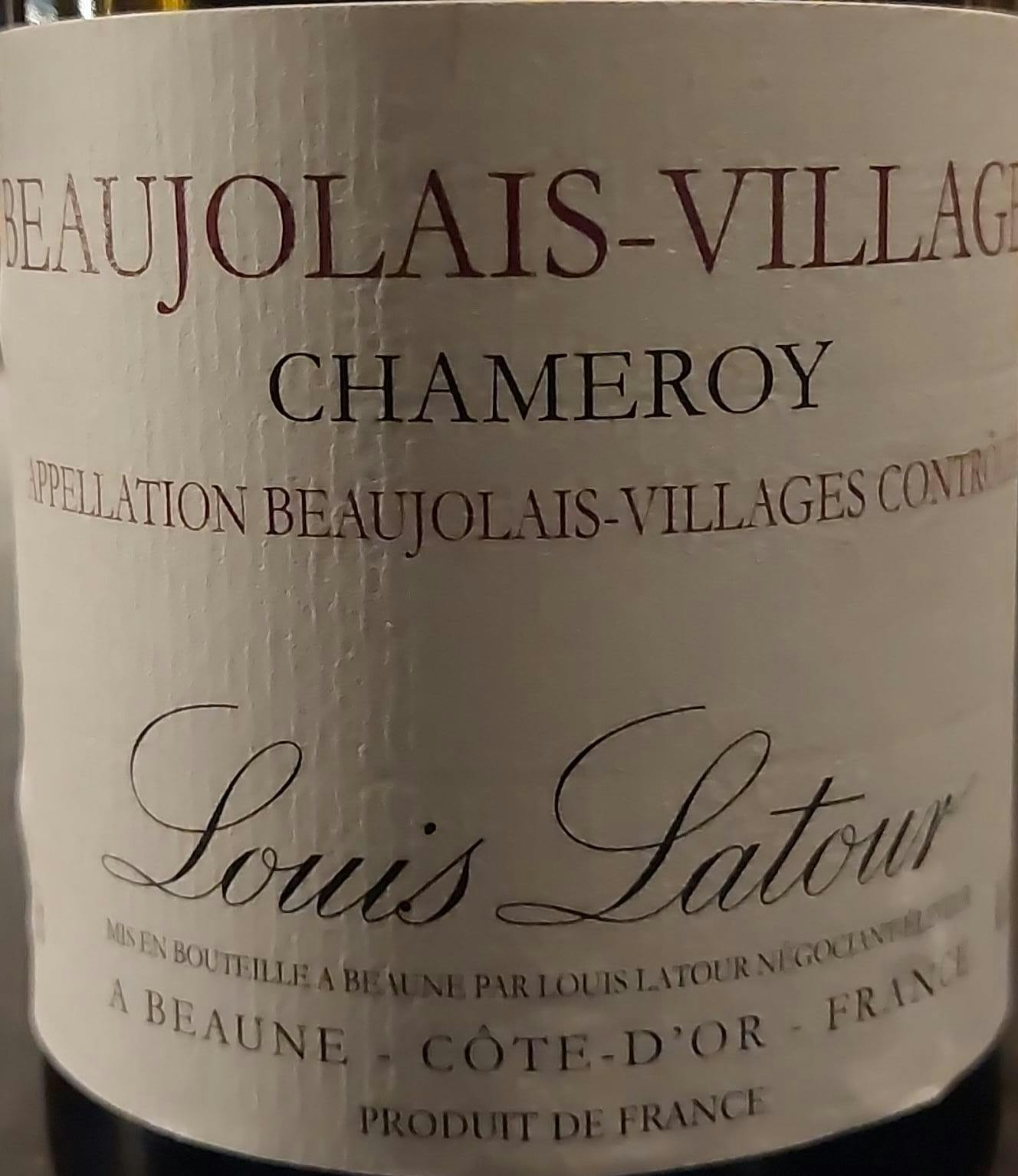 Louis Latour Beaujolais-Villages Chameroy  2019 | Louis Latour