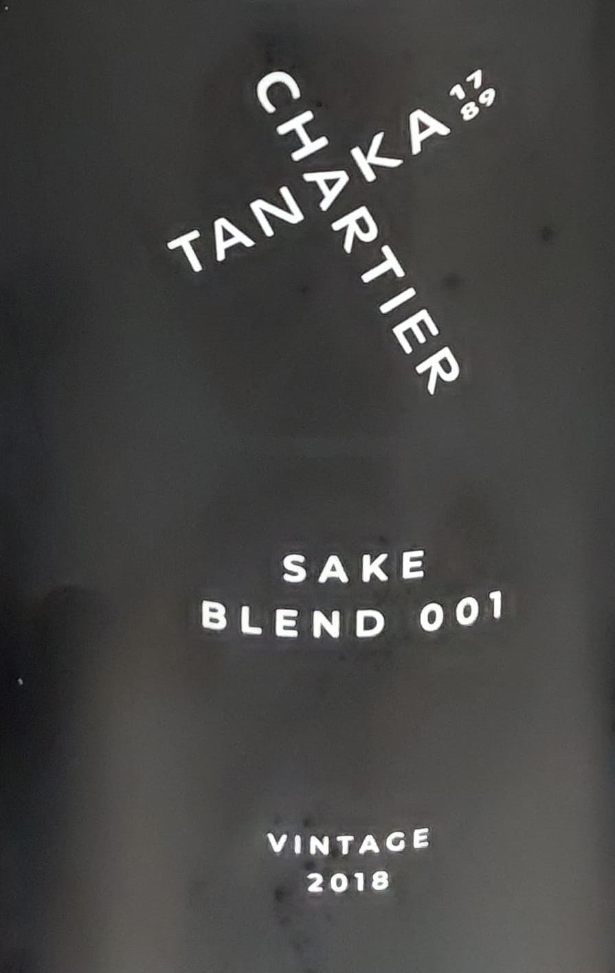 Tanaka 1789 X Chartier Blend 001 Vintage 2018 | Tanaka Shuzoten