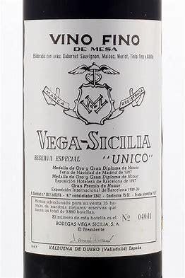 Vega Sicilia "Único"